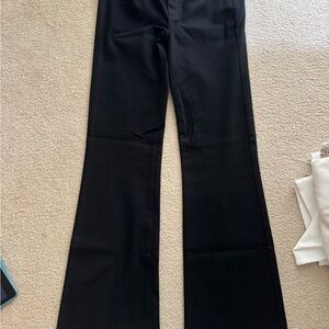 PAIGE Black Flare & Wide Leg Jeans